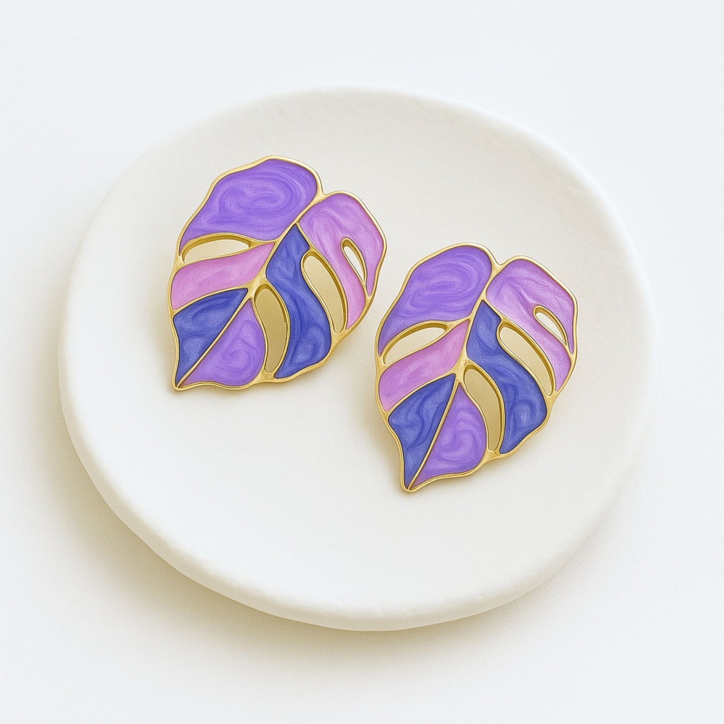 leaf earrings