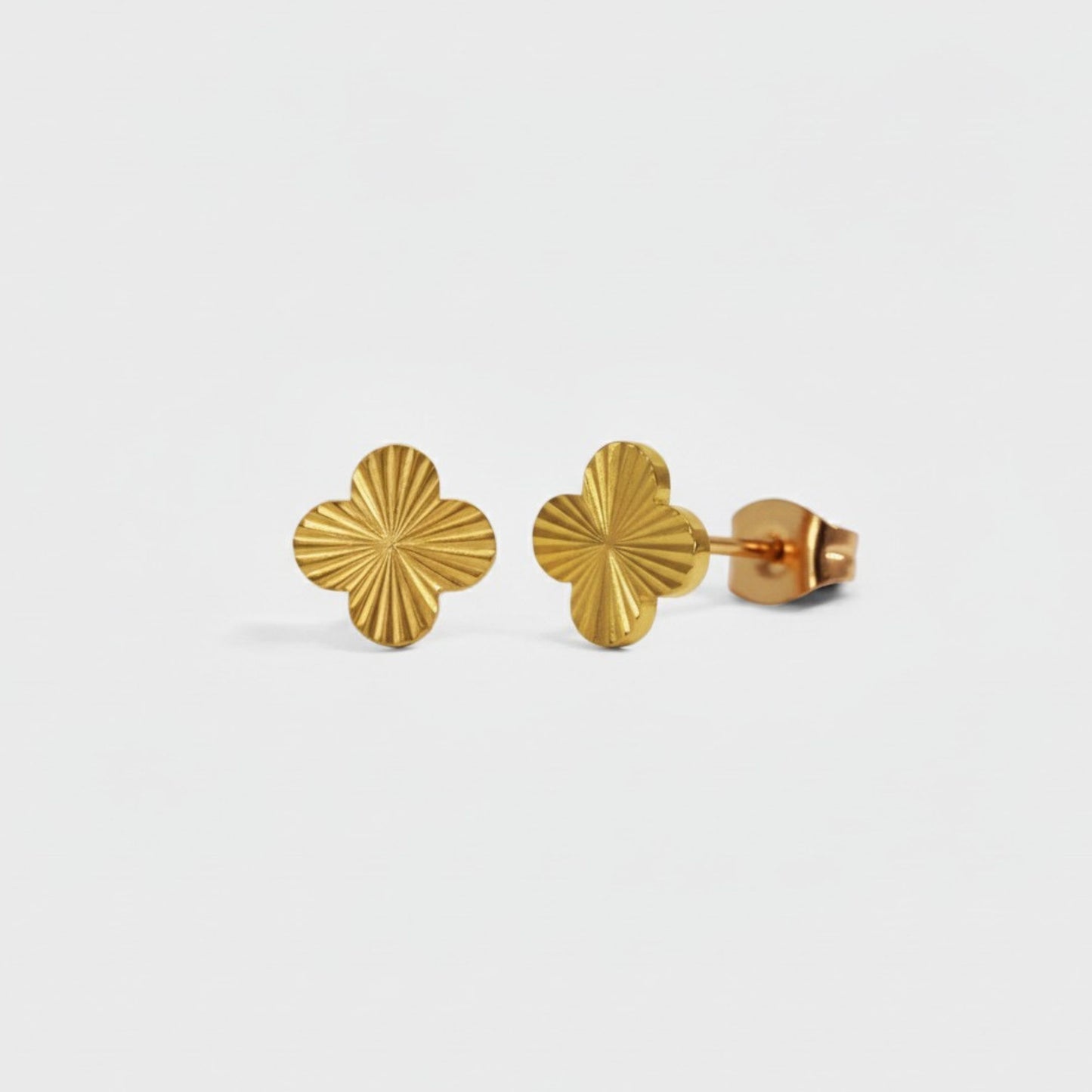clover stud earrings