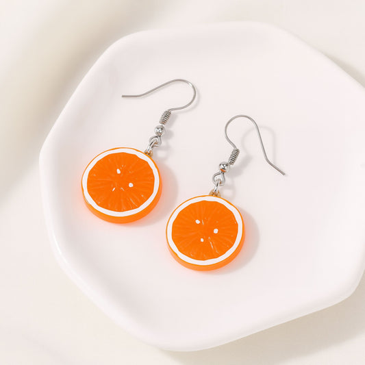 Orange Earrings
