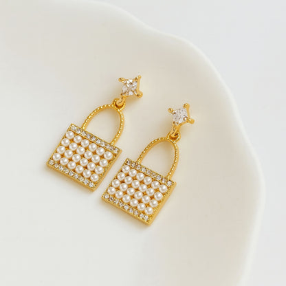 Pearl Bag Earrings