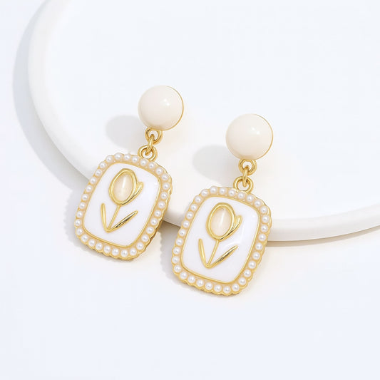 French Tulip Earrings