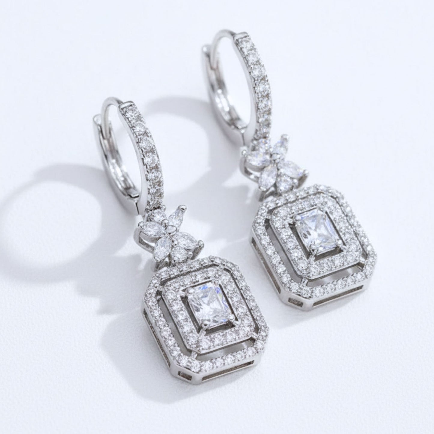 shining love earrings