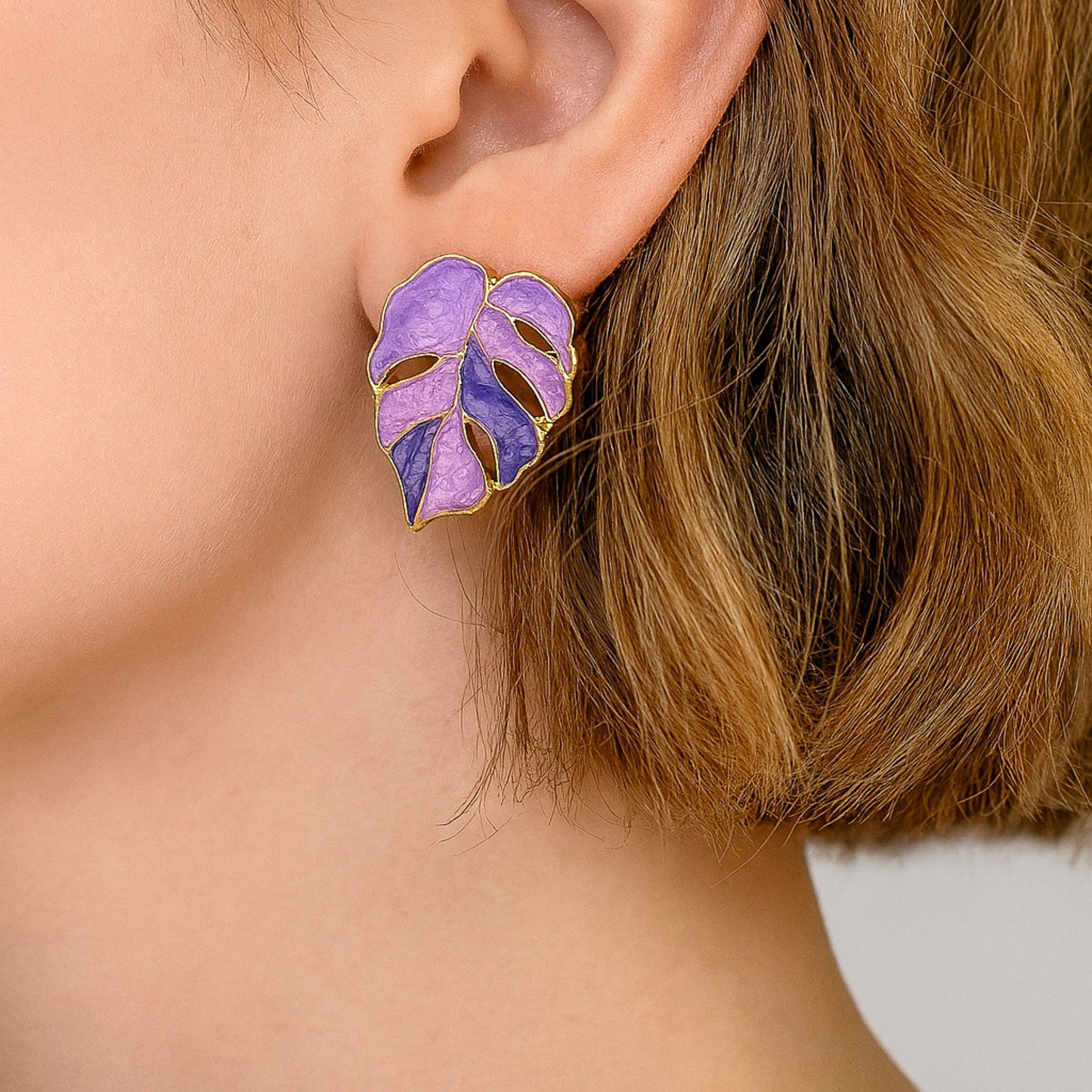 leaf earrings