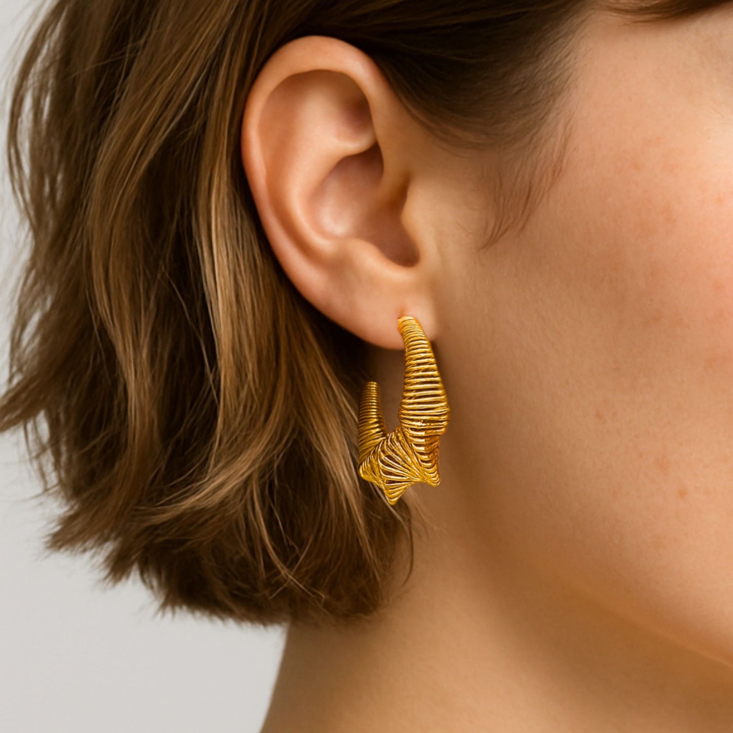 spiral earrings