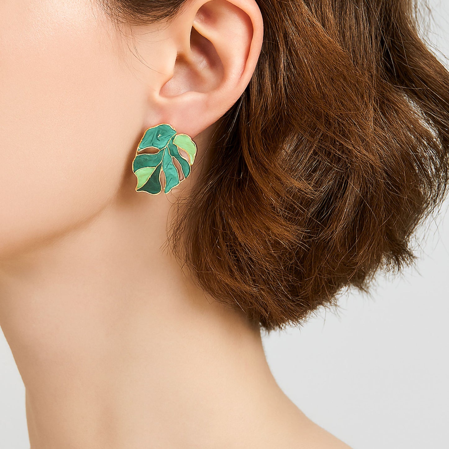 leaf earrings