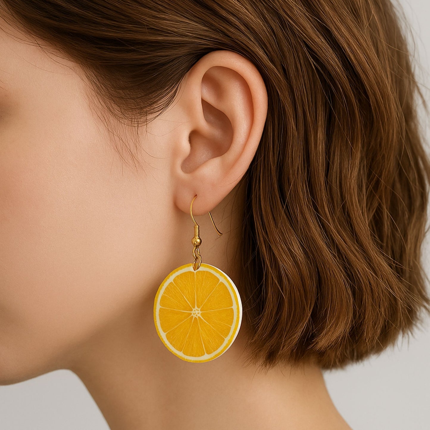 lemon earrings