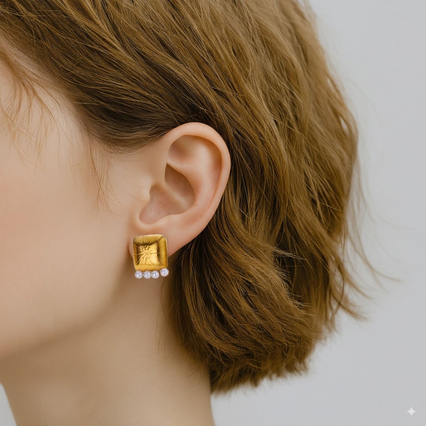 blossom pearl earrings