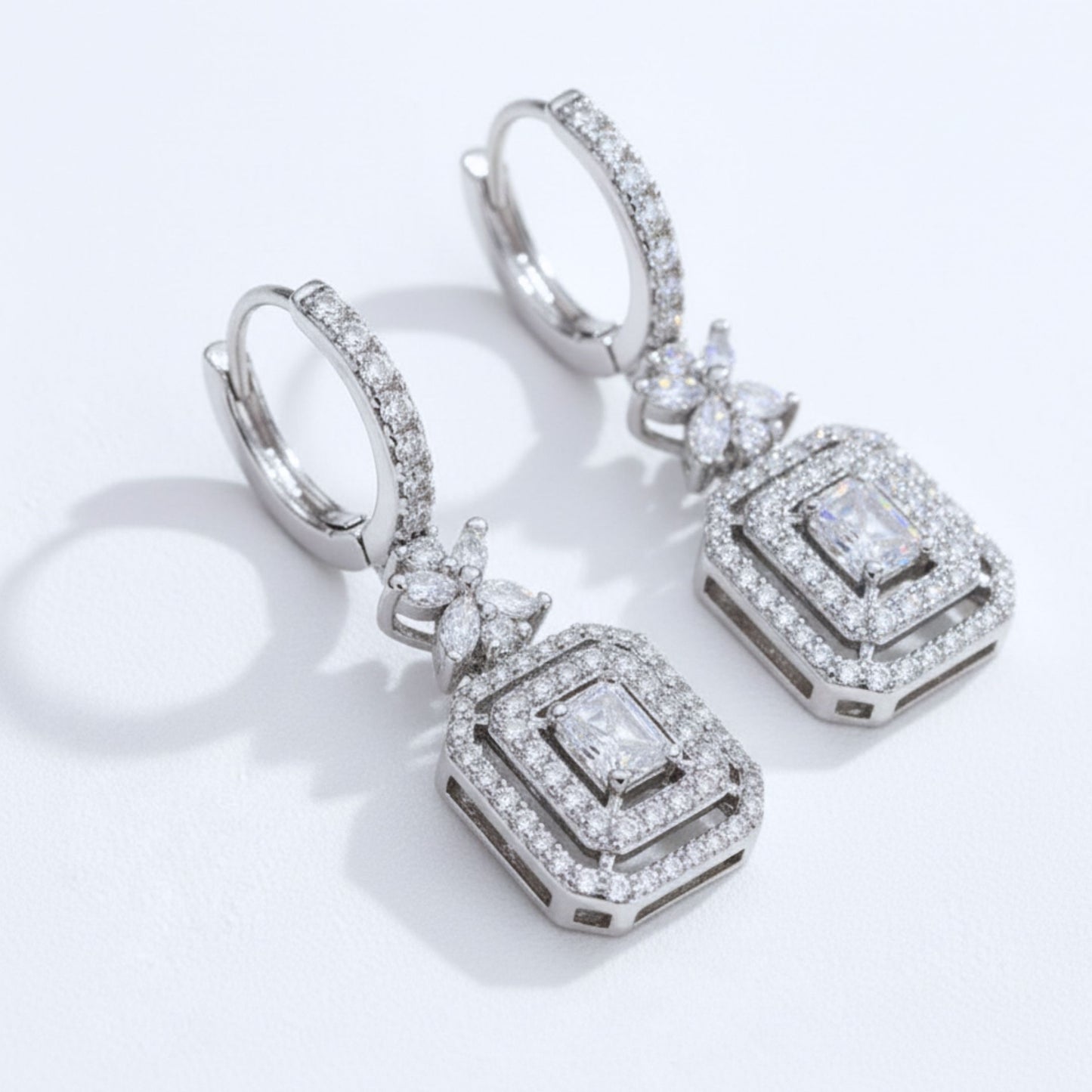 shining love earrings