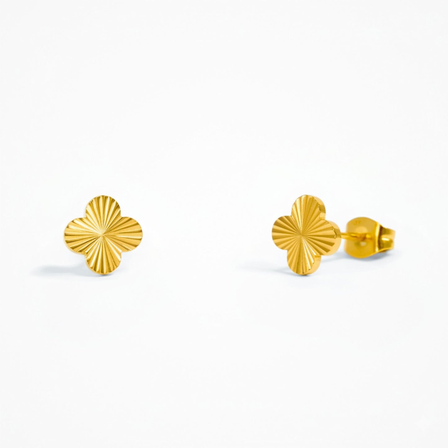 clover stud earrings