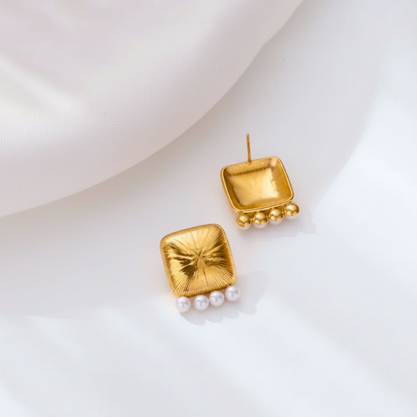 blossom pearl earrings