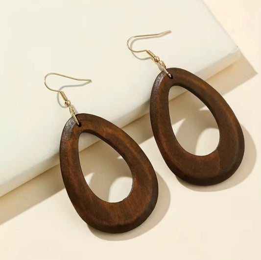 Woodie Earrings